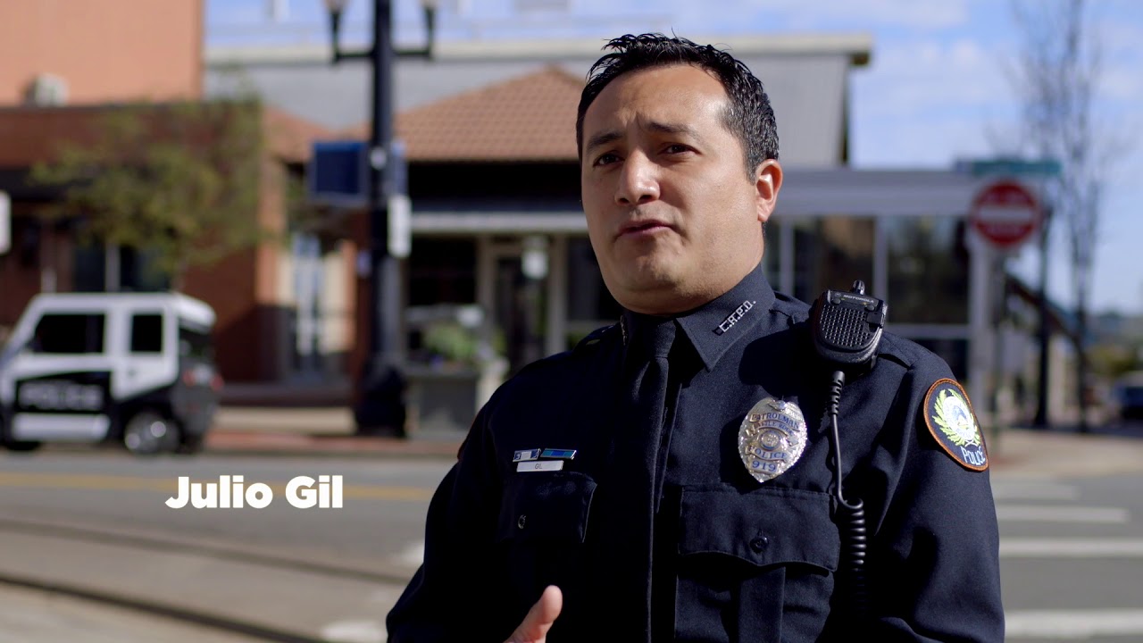 Officer Julio Gil discusses LRPD on video